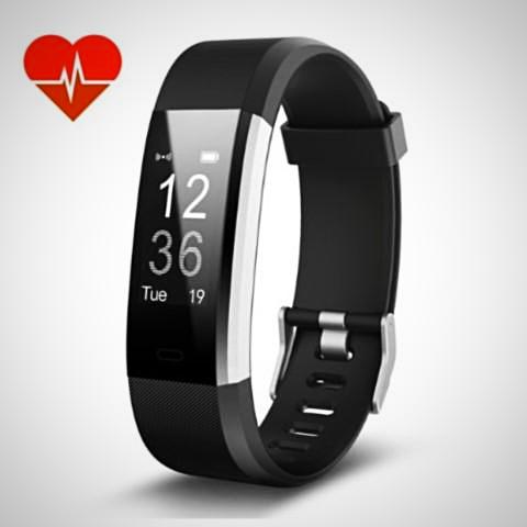 ID115HR Plus Fitness Tracker - Black - - Happee Shoppee