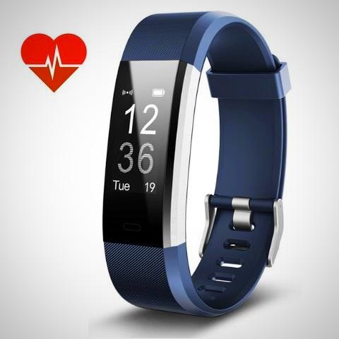 ID115HR Plus Fitness Tracker - Blue - - Happee Shoppee