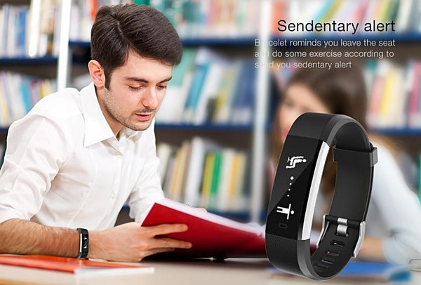 ID115HR Plus Fitness Tracker - Blue - - Happee Shoppee