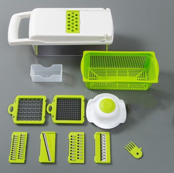 ﻿FiNE Vegetable Chopper - White - - Happee Shoppee