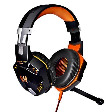 ﻿Gaming Headset - Orange - - Happee Shoppee