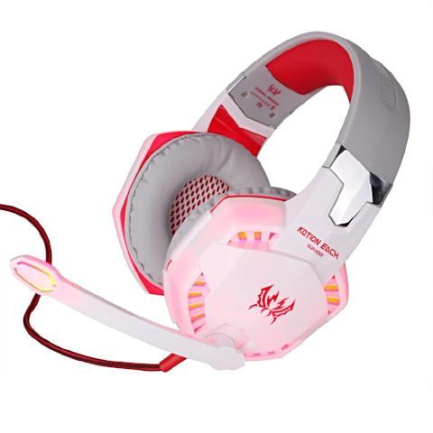 ﻿Gaming Headset - White - - Happee Shoppee