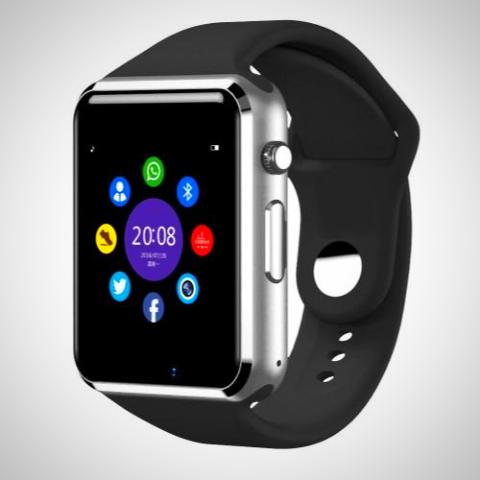 ﻿SmartFiT Bluetooth Smartwatch - Black - - Happee Shoppee