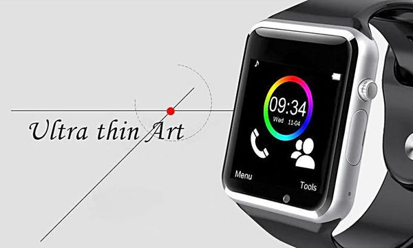 ﻿SmartFiT Bluetooth Smartwatch - Black - - Happee Shoppee