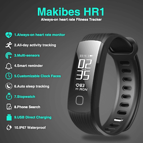 ﻿Heart Rate Monitor - Blue - - Happee Shoppee