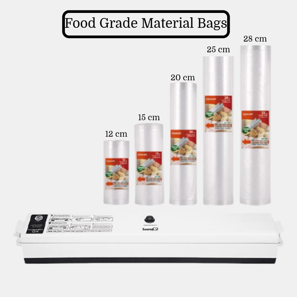 ﻿LiTE Food Vacuum Sealer - Black With Covers - - Happee Shoppee