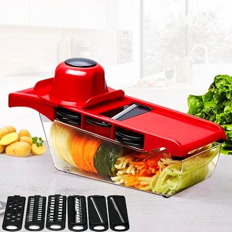 ﻿FiNE Vegetable Chopper - Red - - Happee Shoppee