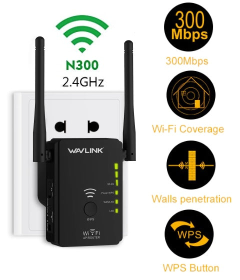 ﻿Wifi Repeater - EU Plug - - Happee Shoppee