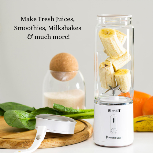 ﻿BlendIT Mini Blender - White - - Happee Shoppee