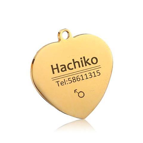 ﻿Dog Tags - Gold HS - S - Happee Shoppee