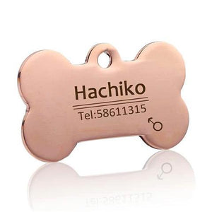 ﻿Dog Tags - Rose Gold BS - S - Happee Shoppee