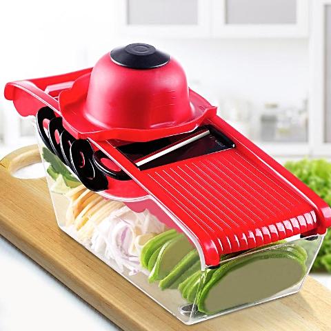 ﻿FiNE Vegetable Chopper - Red - - Happee Shoppee