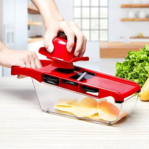 ﻿FiNE Vegetable Chopper - Red - - Happee Shoppee