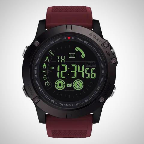 ﻿VIBE 3 Bluetooth Sports Smart Watch - Burgundy - - Happee Shoppee