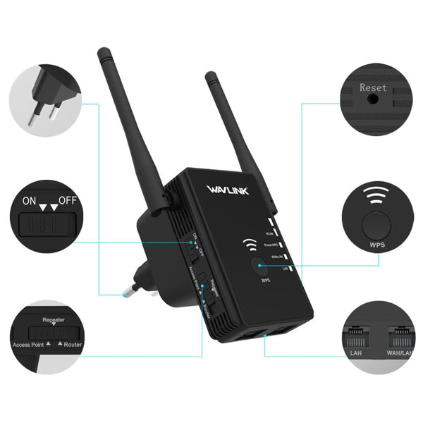 ﻿Wifi Repeater - EU Plug - - Happee Shoppee