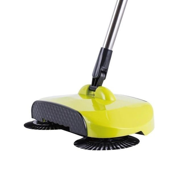 ﻿SPIN Home Sweeper Broom - Light Yellow - - Happee Shoppee