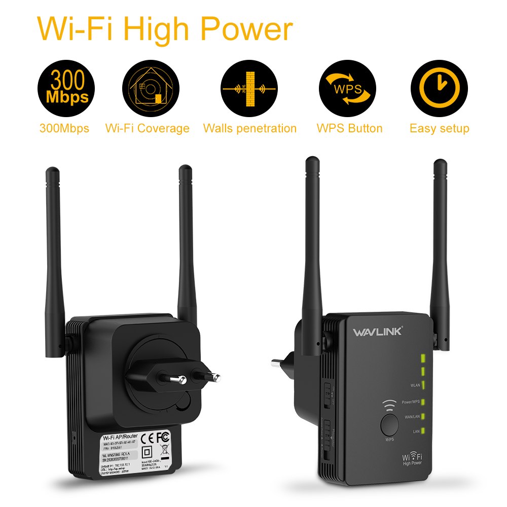 ﻿Wifi Repeater - EU Plug - - Happee Shoppee