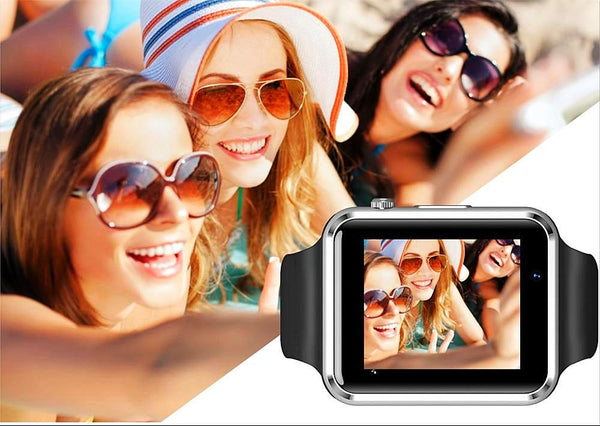 ﻿SmartFiT Bluetooth Smartwatch - Black - - Happee Shoppee